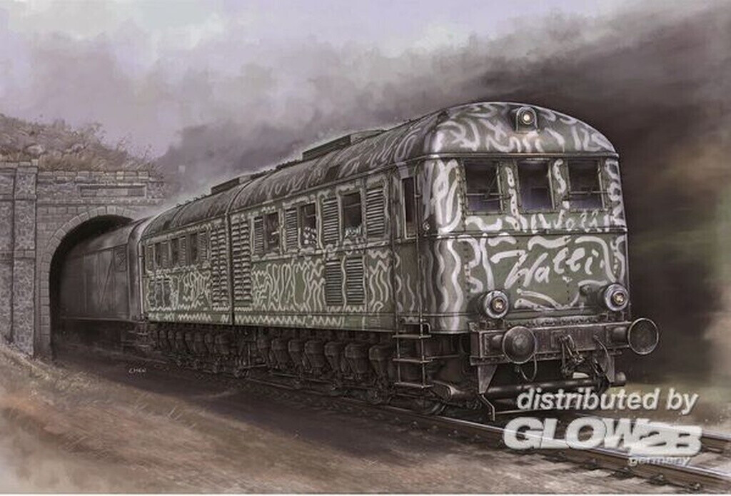 Trumpeter Wehrmacht locomotive V18 model kit (00225)