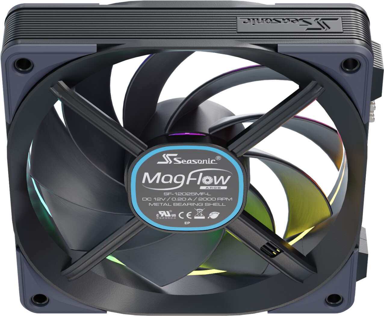 Seasonic MagFlow ARGB 120mm 3-pack