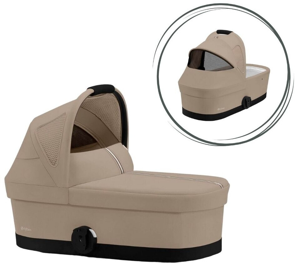 Cybex Cot S Lava Grey seashell beige