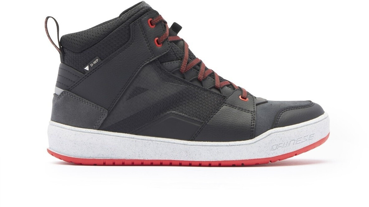 Dainese Chaussures Suburb D-WP noir/blanc/rouge