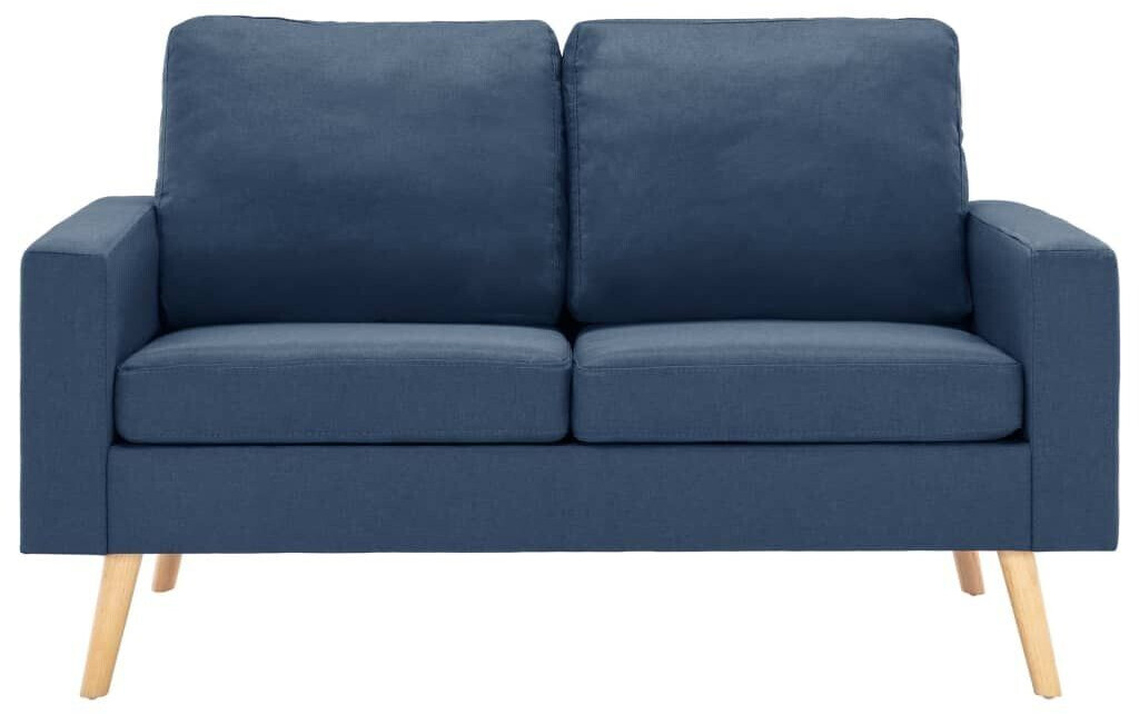 vidaXL 2-seater sofa blue fabric (288707)