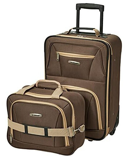 Rockland Fashion Softside Upright Luggage Set