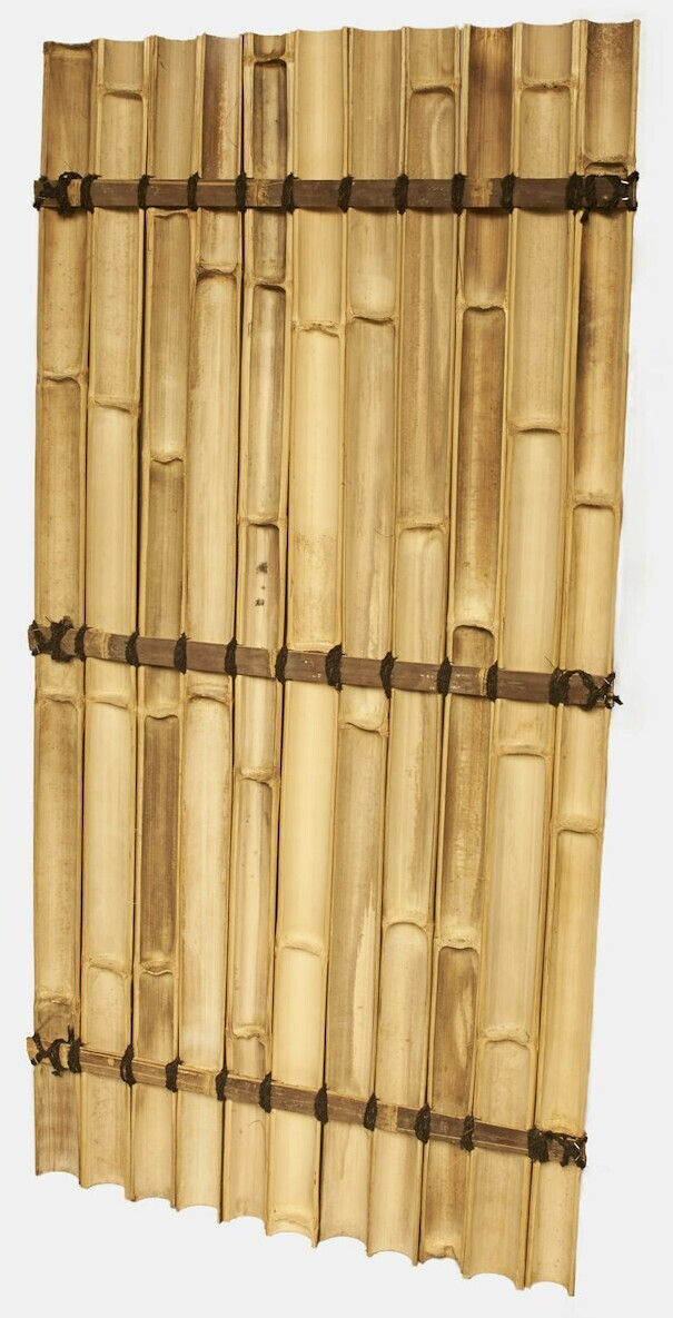 Bambusbasis Bambushalbzaun 200 x 100 cm hell (200-0056)