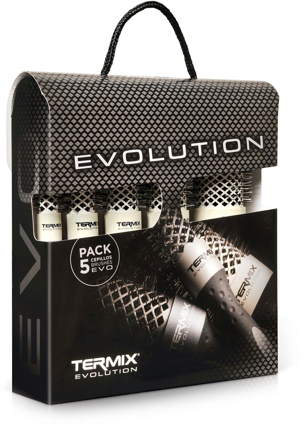 Termix Evolution Soft 5-Pack Round Brushes TX1024