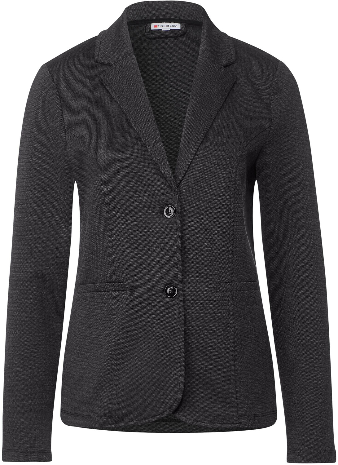 Street One Basic Piqué Blazer (A212053) black
