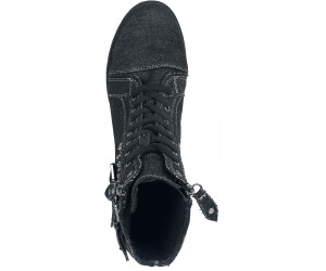 Black denim heels online