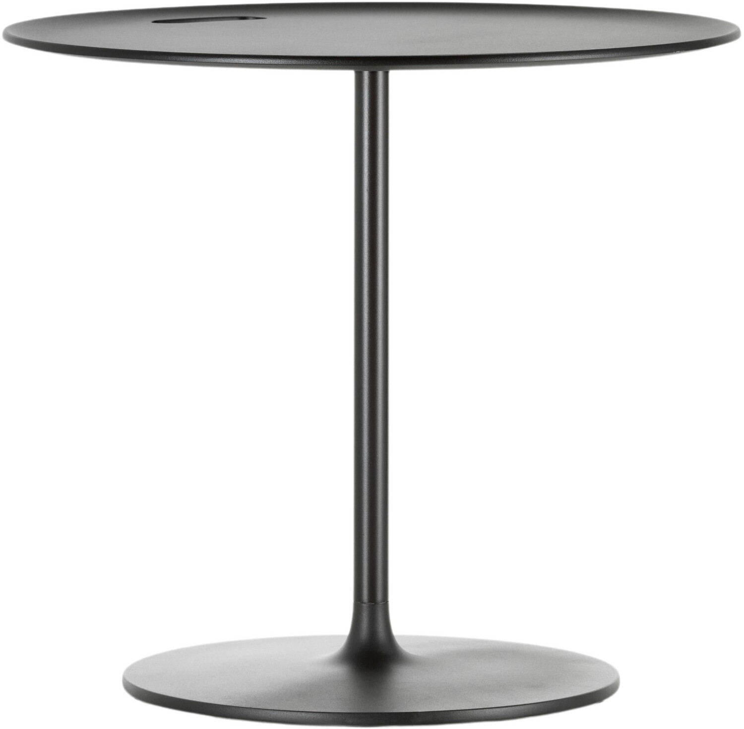 Vitra Occasional Low Table 45, aluminum / chocolate