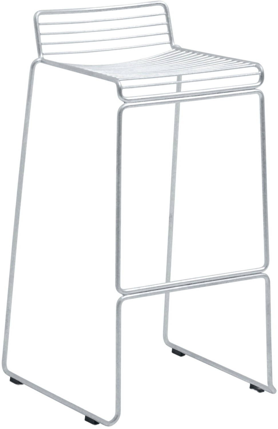 HAY Hee bar stool high hot galvanised
