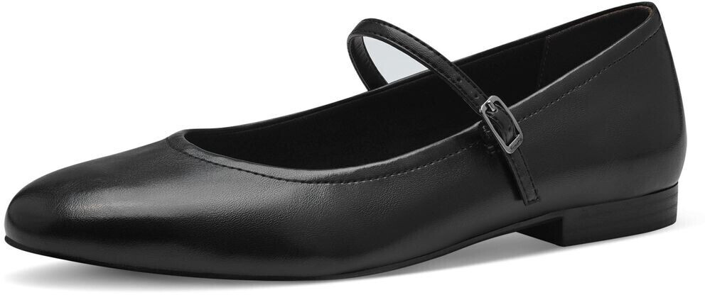 Tamaris Vegan Strappy Ballerina BLACK MATT black