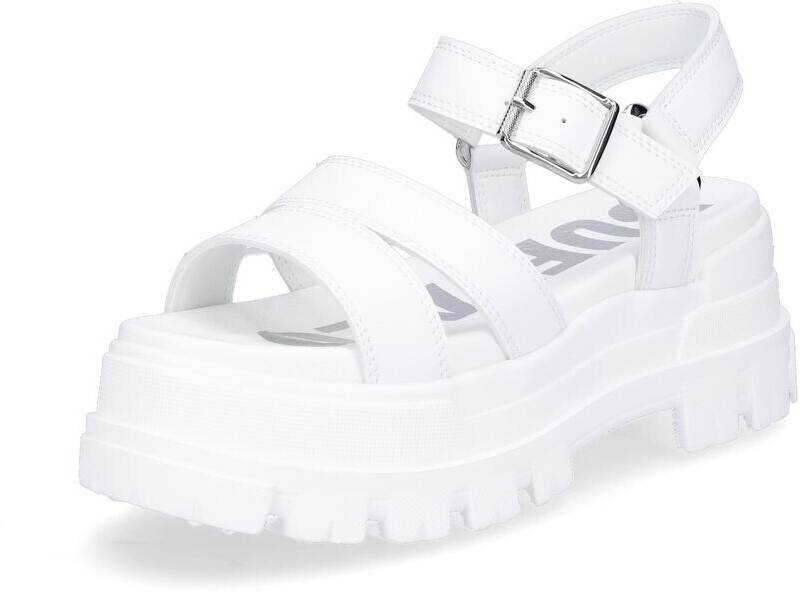 Buffalo Aspha TS Sandal Women Vegan Nubuck white