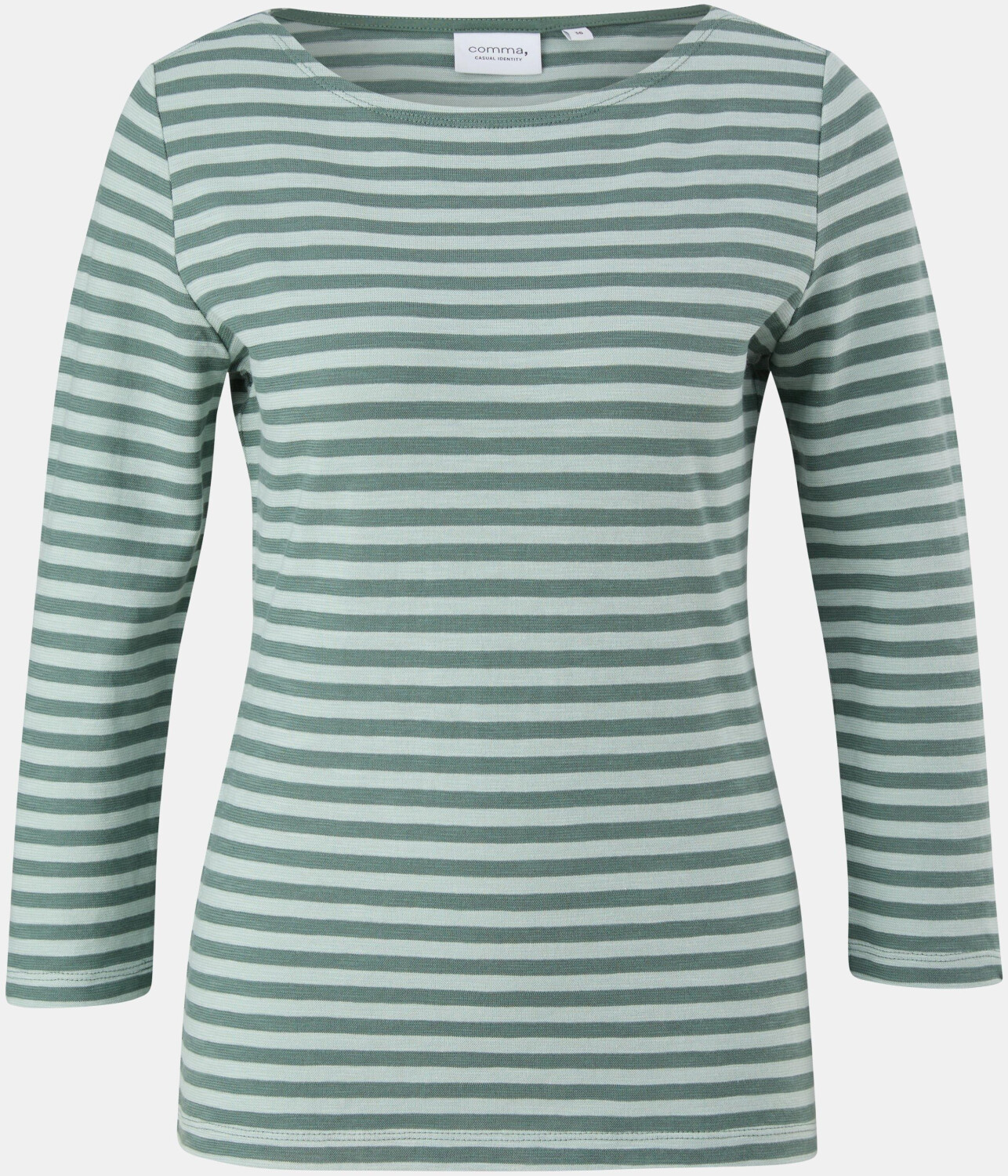 Comma Ringelshirt mit 3/4-Ärmeln (2141043.78S1) blau/grün/weiß ab 