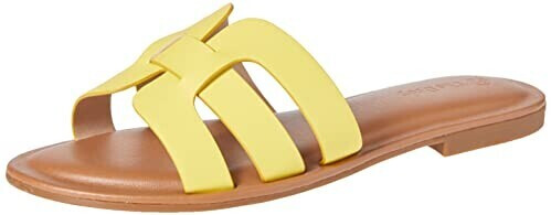 The Drop Flat sandals with H-strap limegreen