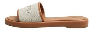 Esprit Slippers with simple strap caramel
