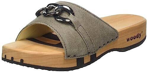 Woody Shoes Women's Lina wooden clog sand