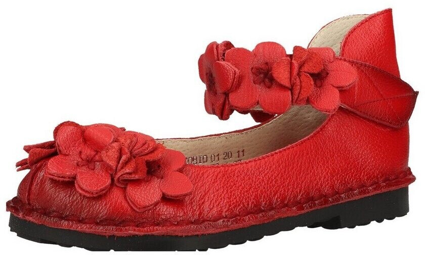 Laura Vita Leather Ballerinas red