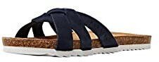 Esprit Stylish low footbed slipper navy