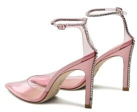 Stuart Weitzman Stuart Glam 100 Strappm SC002 Sandals light pink cotton candy clear