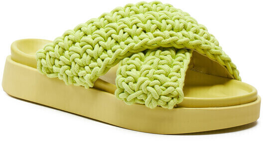 Inuikii Inuikii Woven Slides 70104-105 Lime green