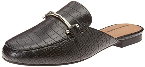 Amazon Essentials Strappy Sandal black crocodile print
