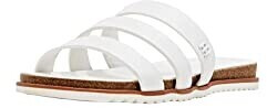 Esprit Faux Leather Mules fashionable Slipper 100 white