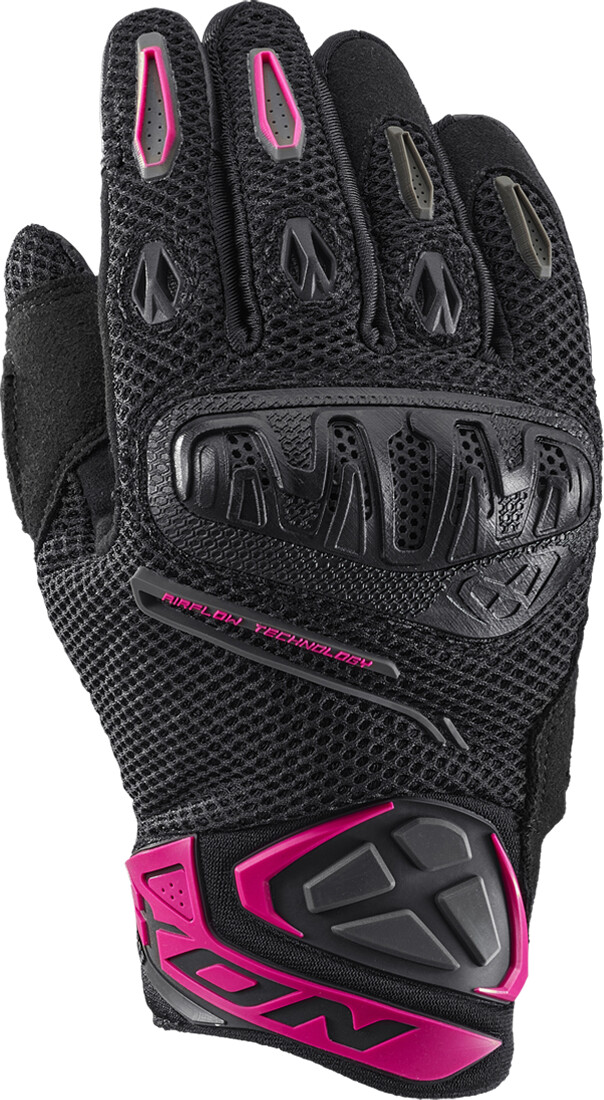 IXON Gants Mirage Airflow Lady noir/fuchsia