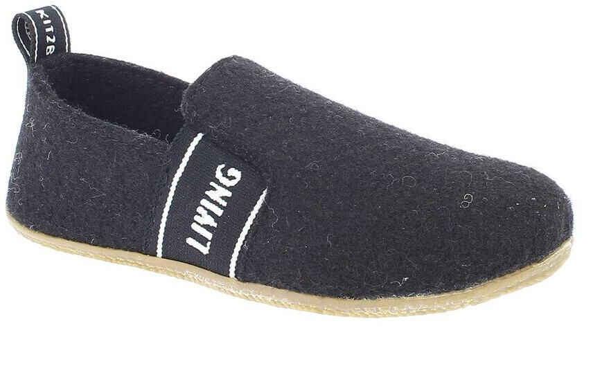 Living Kitzbühel Slippers T-Model Felt LK Logo No 4027 black