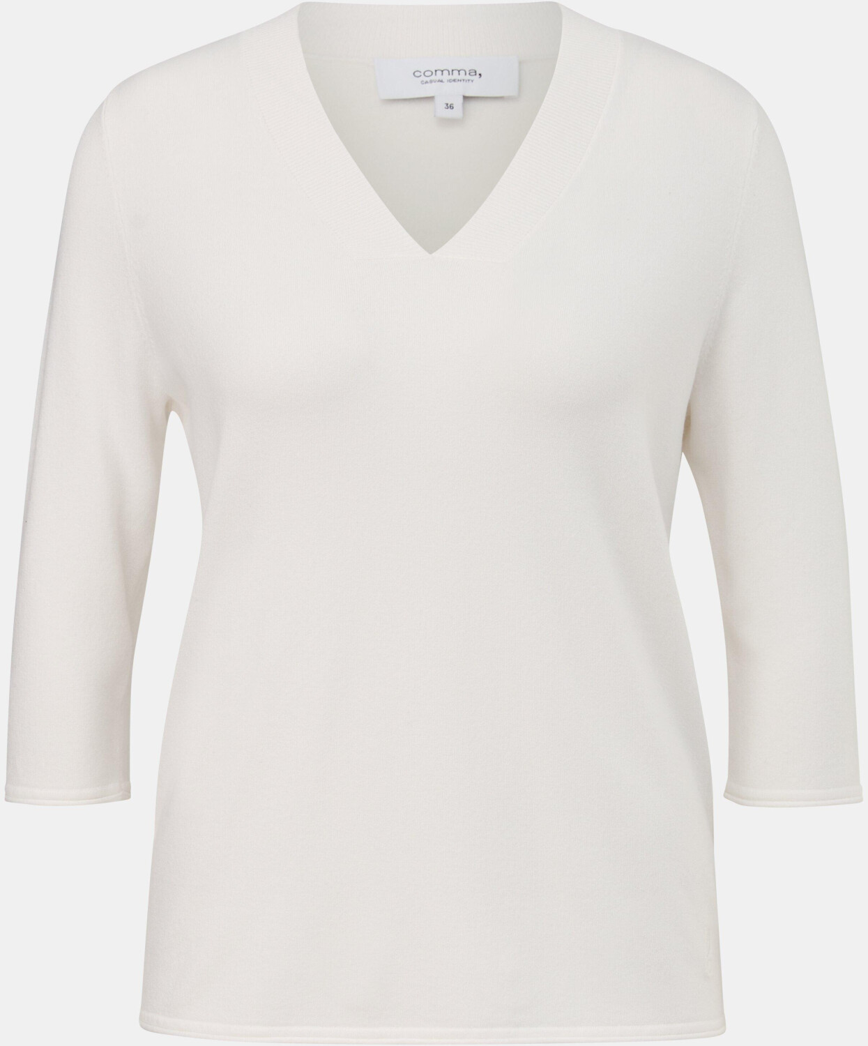 Comma Knitted sweater white (2140676.0120)