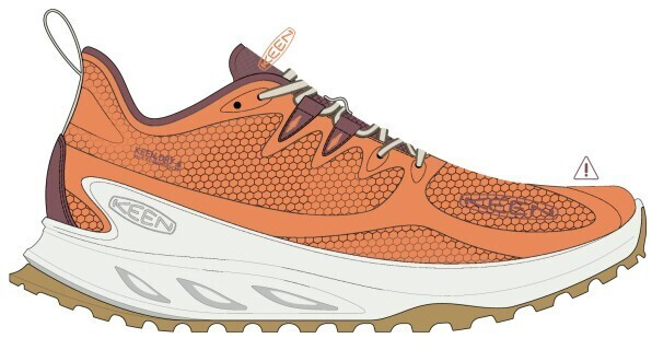 Keen Zionic WP Multisport Shoes orange