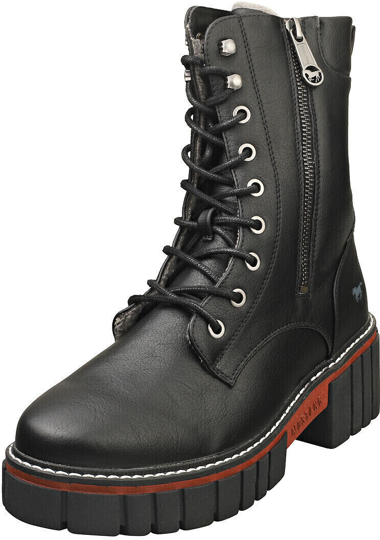 MUSTANG Side Zip Heel black