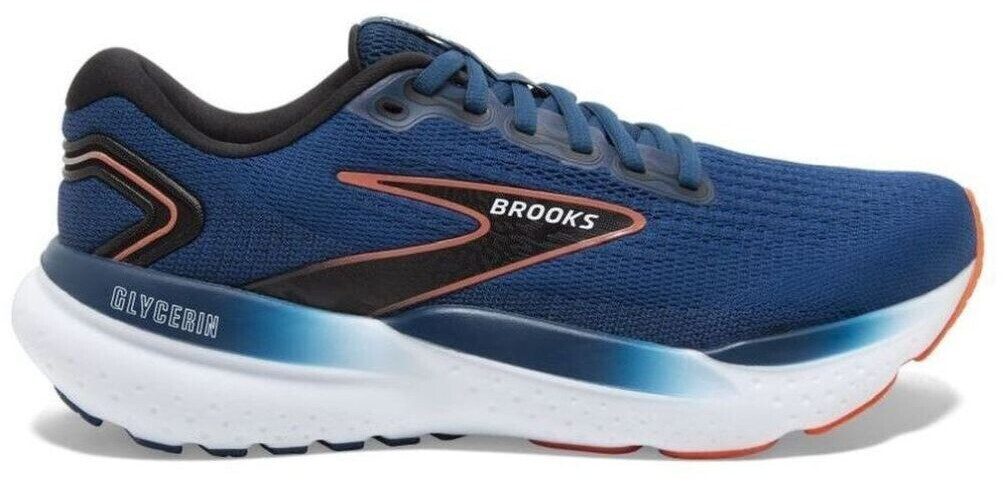 Brooks Glycerin 21 Wide blue opal/black/nasturtium