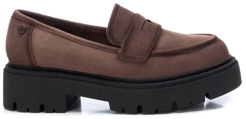 XTI Suede Moccasins dark brown