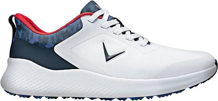 Callaway Star Golf Shoe white navy blue