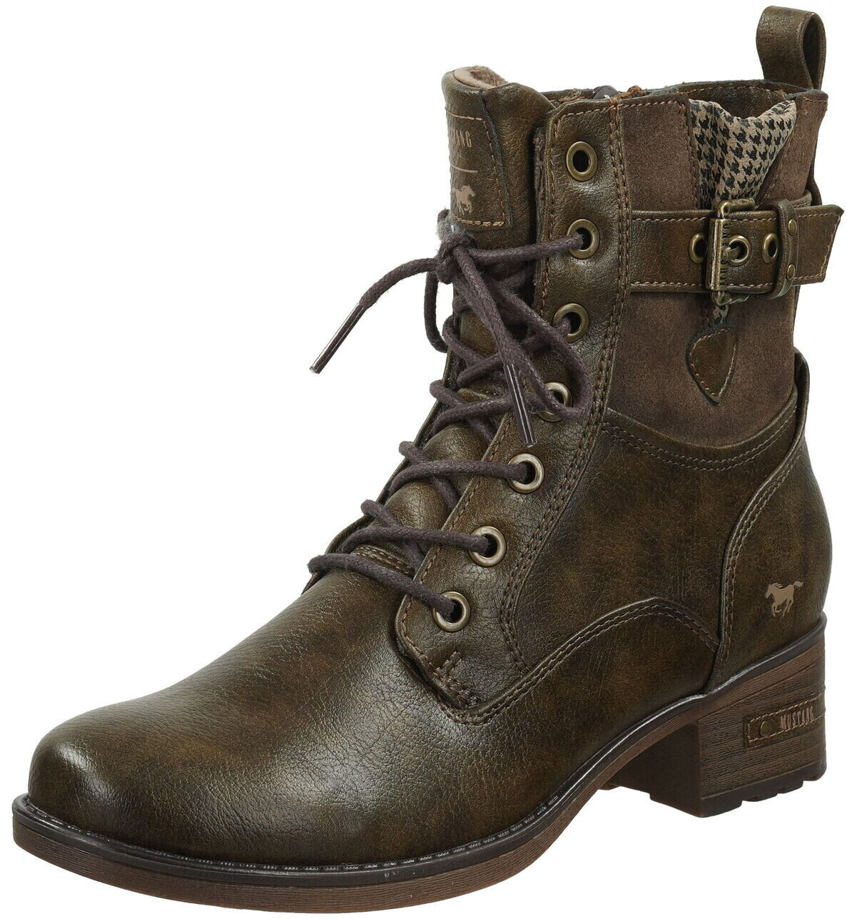 MUSTANG Brown with block heel for women