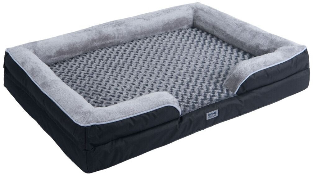 Home Deluxe Lit pour chien 80x60x17cm Black Home Deluxe Lit pour chien 80x60x17cm Black