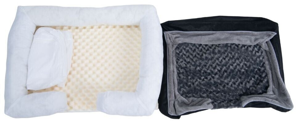 Home Deluxe Lit pour chien 80x60x17cm Black Home Deluxe Lit pour chien 80x60x17cm Black