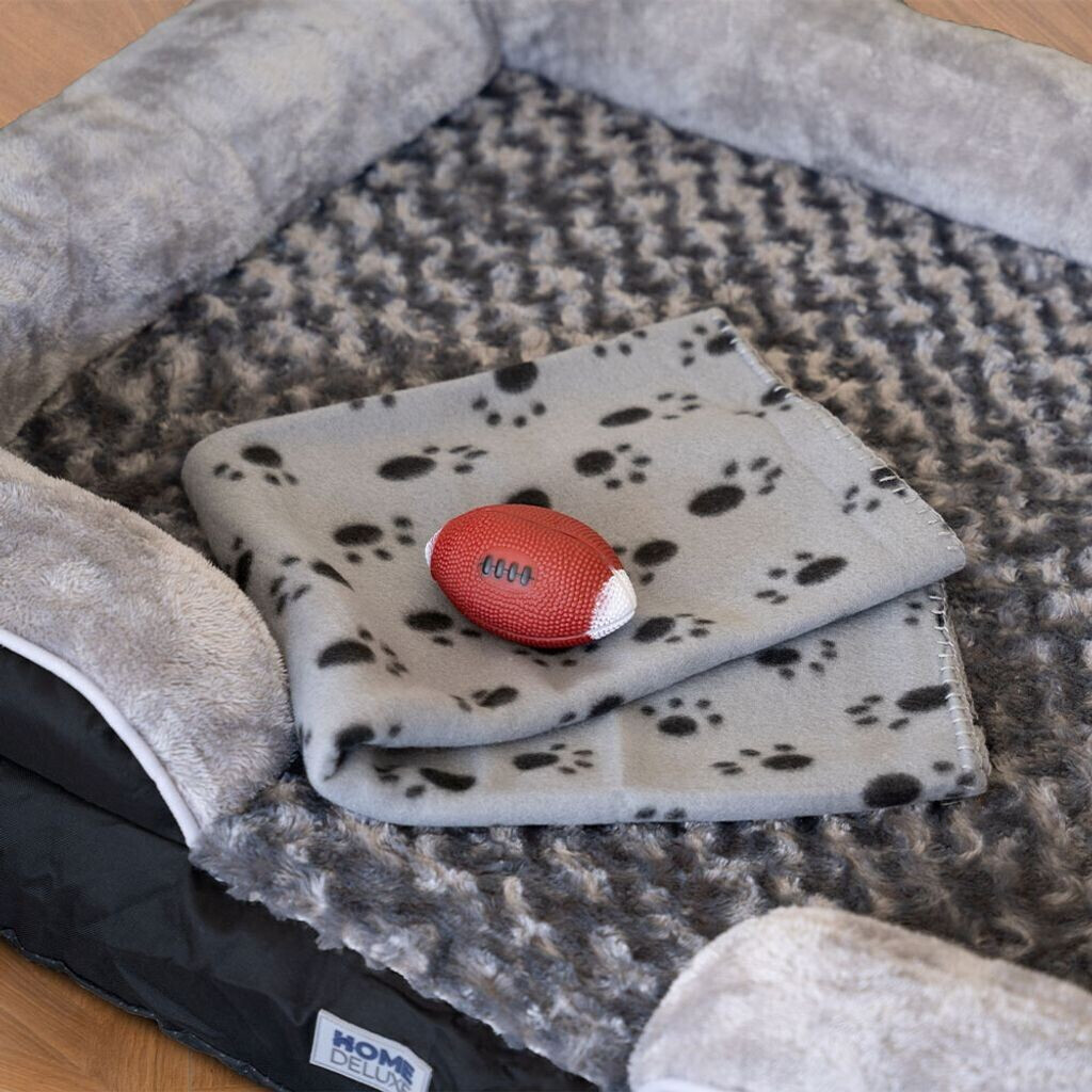 Home Deluxe Lit pour chien 80x60x17cm Black Home Deluxe Lit pour chien 80x60x17cm Black