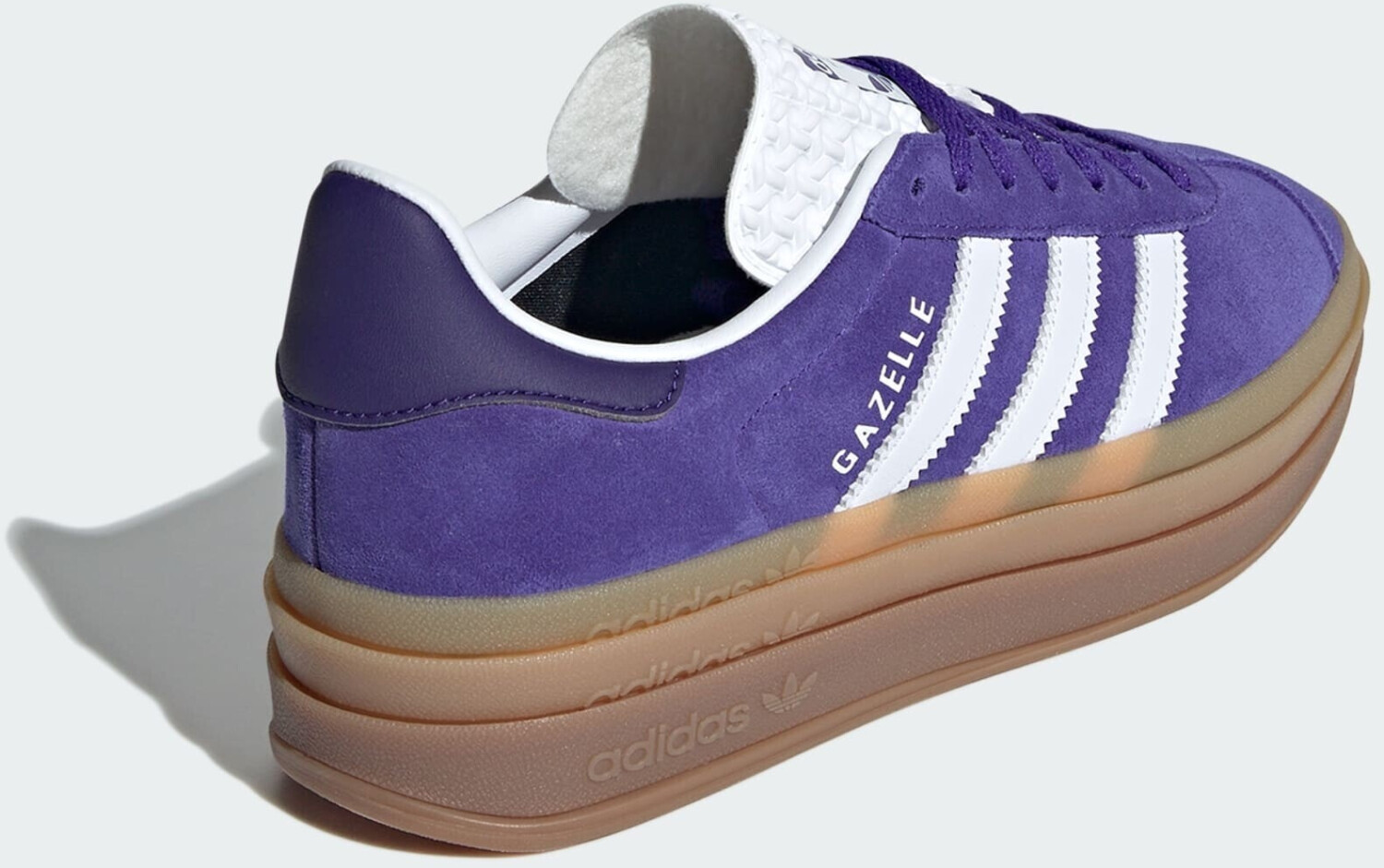 Adidas originals womens gazelle trainers purple / white online