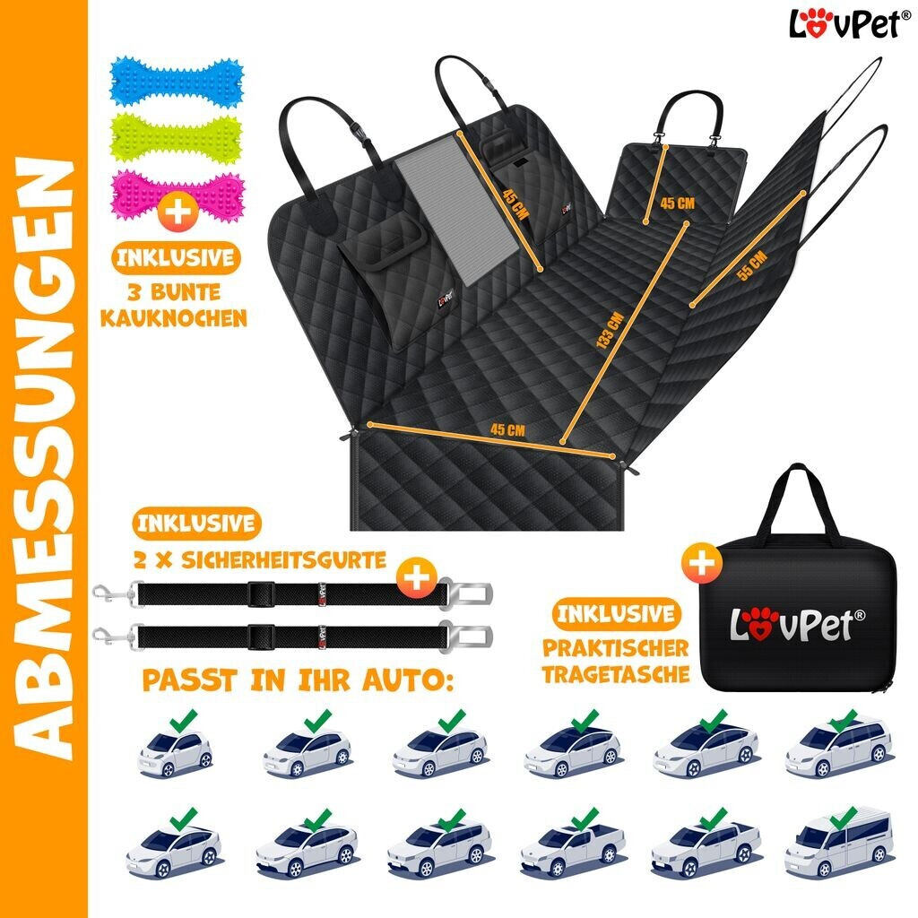 Lovpet Protection de voiture pour chien Lovpet Protection de voiture pour chien
