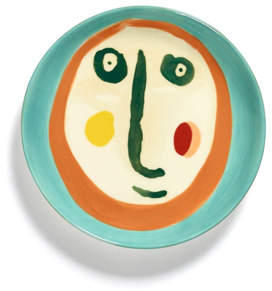 Serax Feast by Ottolenghi dinner plate face 2/multicolor ø 19 cm height 2 cm