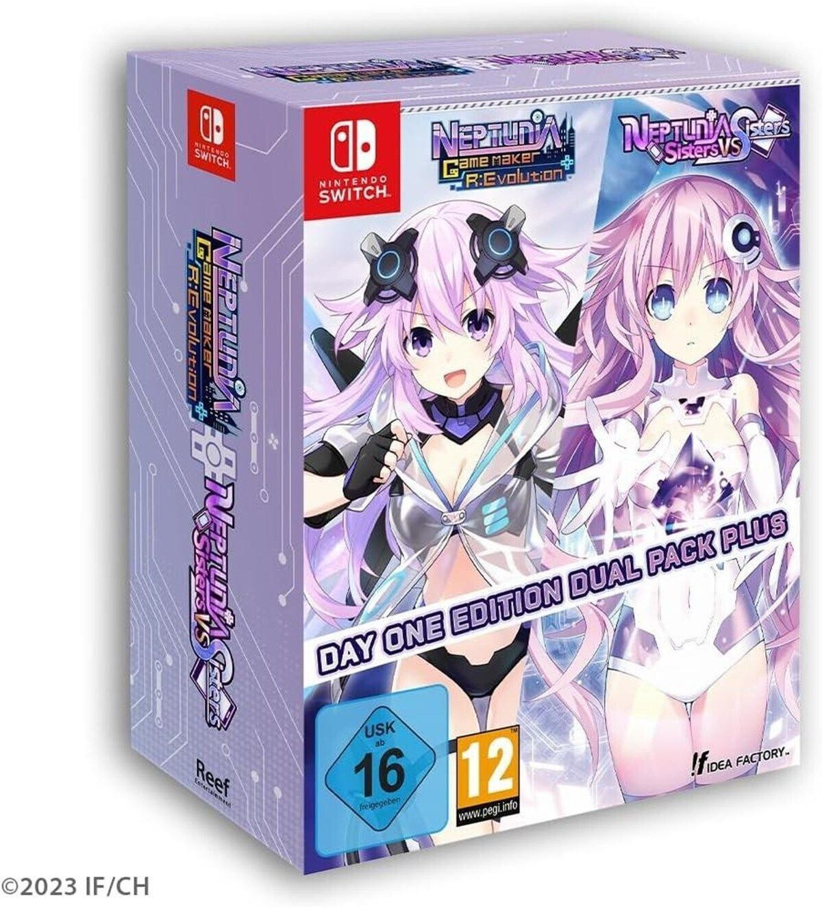 Neptunia: Game Maker R:Evolution + Neptunia: Sisters vs. Sisters - Day One Edition Dual Pack (Switch)