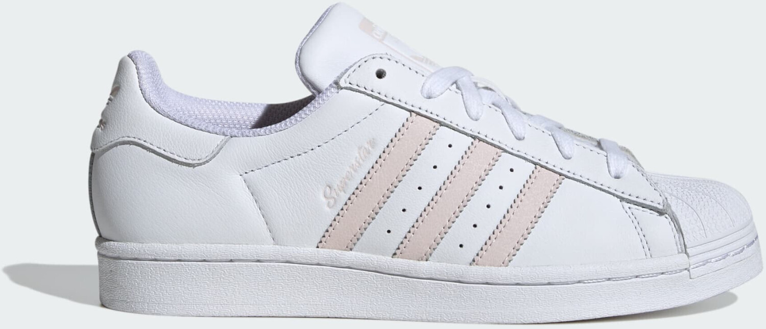 Adidas superstar blanche et beige discount