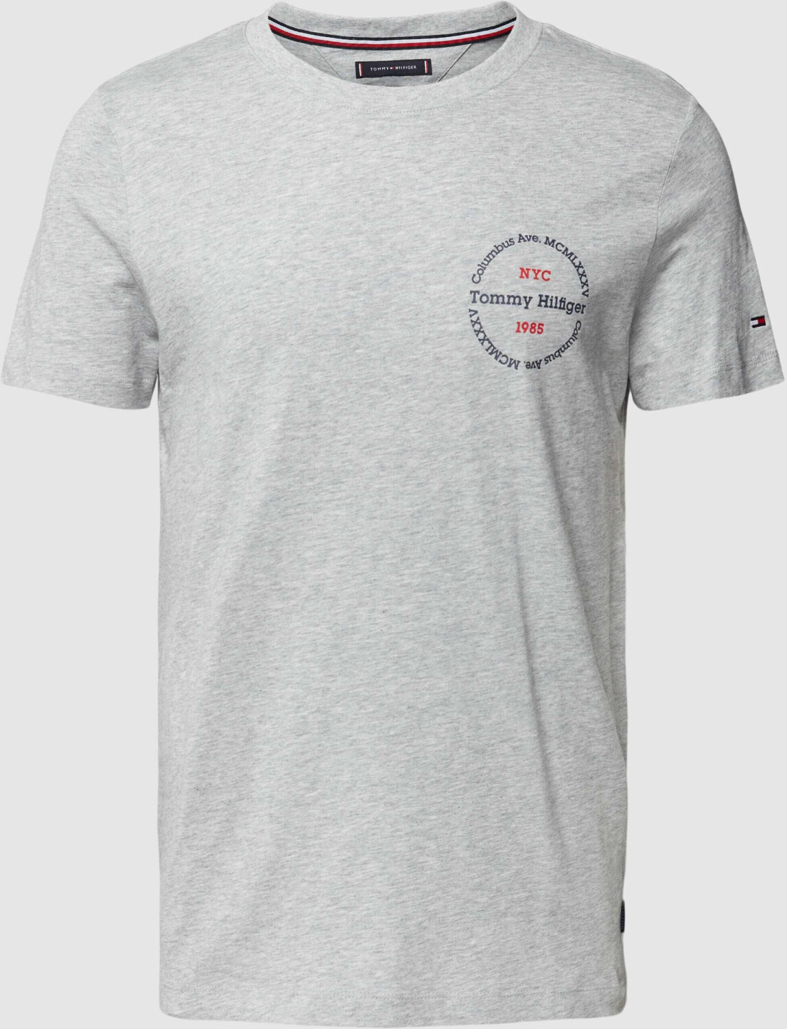 Tommy Hilfiger Roundle Short Sleeve T-Shirt (MW0MW34390) silver