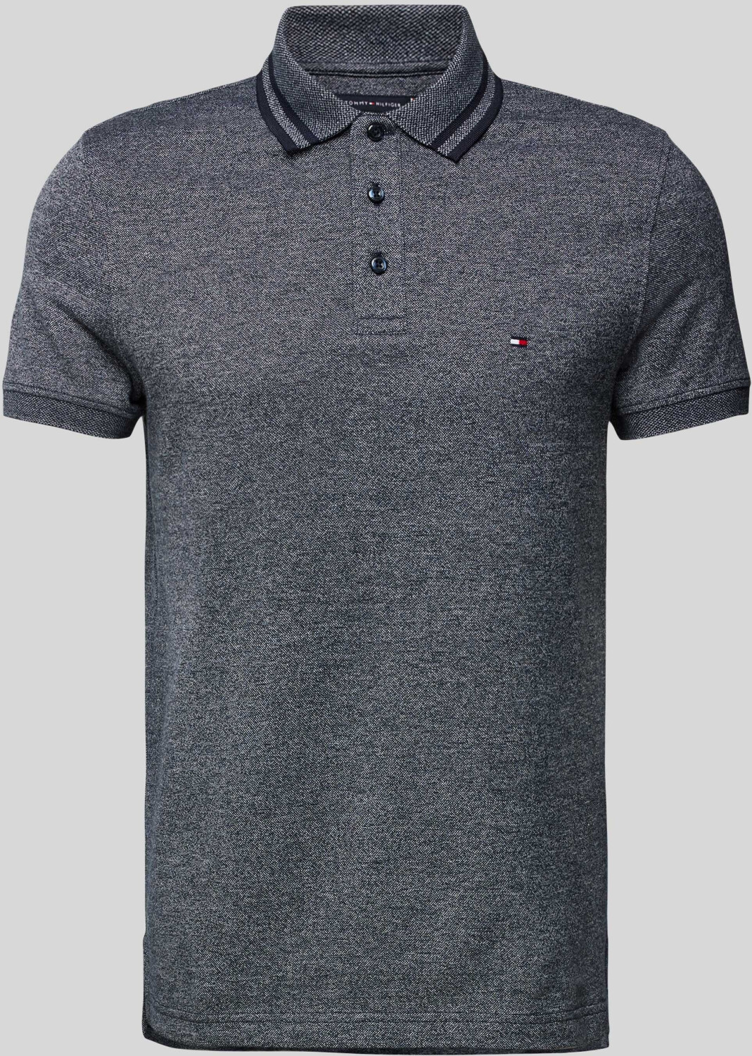 Tommy Hilfiger Tipped Collar Slim Fit Polo (MW0MW34755) desert sky/white
