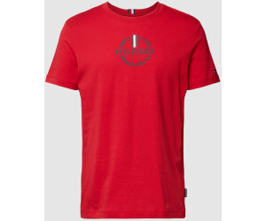 Tommy Hilfiger Global Stripe Archive Crest Logo Slim T-Shirt 