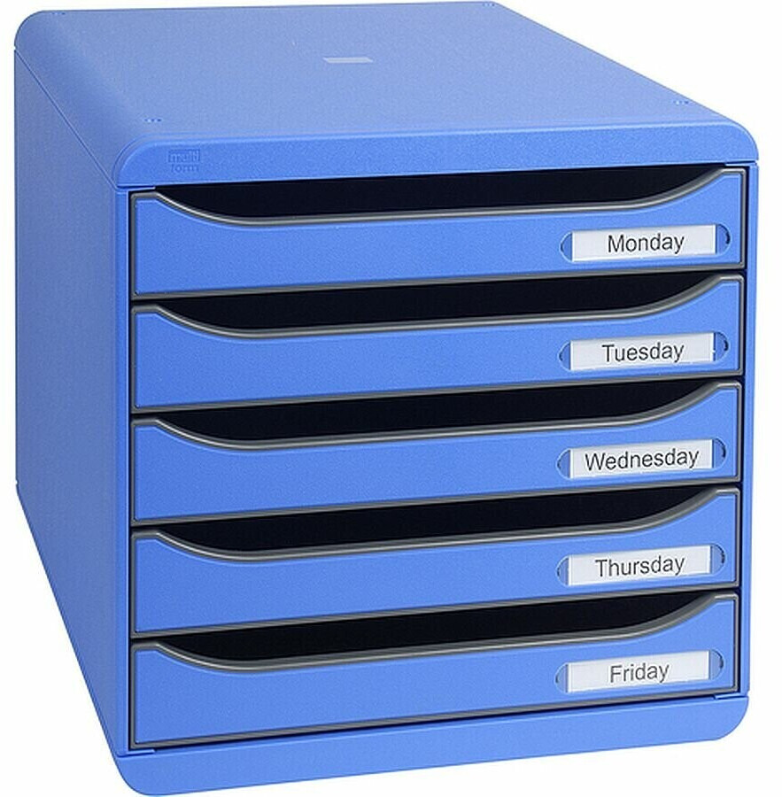 Exacompta Box BIG-BOX PLUS DIN A4 5 Schubladen ab € 36,29 ...