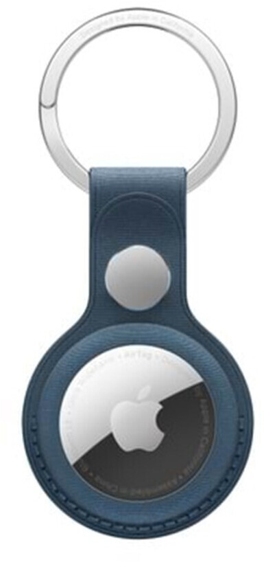 Apple Airtag FineWoven Key Ring Pacific Blue