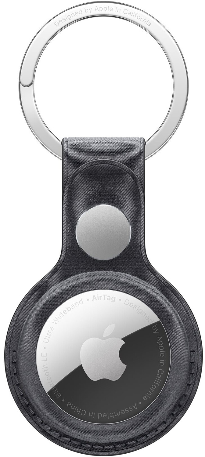 Apple Airtag FineWoven Key Ring Black