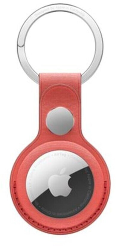 Apple Airtag FineWoven Key Ring Coral