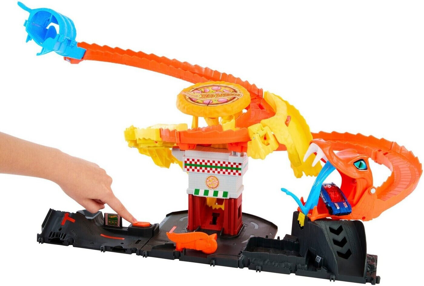 Buy Hot Wheels City Pizza Slam Cobra Pizza HTN81 from 26.99 Today Best Deals on idealo