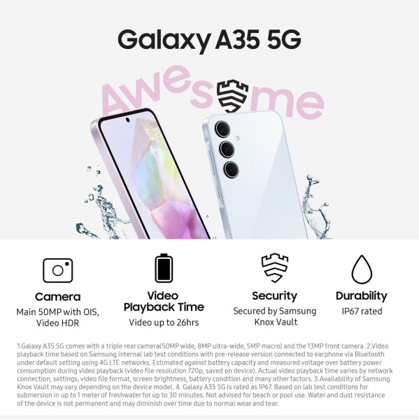 Samsung Galaxy A35 128GB Awesome Navy, Bild 4